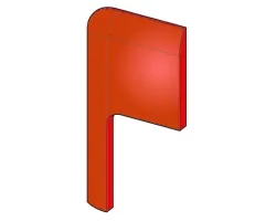 Céramique sup. G. et inf. D. red - Ref 41250912250 - MCZ