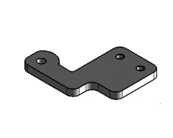 Charnière supérieure et inférieure  (2 pcs) - Ref 41401238320V - MCZ