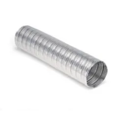 CONDUIT DE VENTILATION EN ALUMINIUM  Ø 100 mm - lungh. 1,5 mt. - Ref 40160049 - MCZ