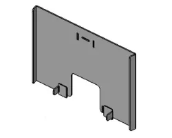 Couverture interieure echangeur - Ref 41401255340 - MCZ