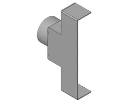 Raccord aspiration air comburant - Ref 41401257560 - MCZ