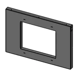 Cadre porte finition laquée noir - Ref 41401024540V - MCZ