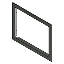 Encadrement externe noir - Ref 41401036040V - MCZ