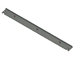 Profil inférieur de fixation de la vitre - Ref 41401024930V - MCZ