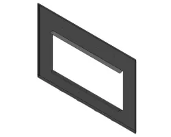 Cadre intérieur porte foyer - Ref 41401455940V - MCZ