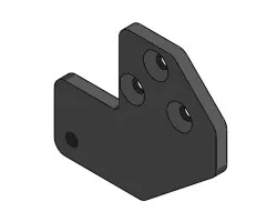 Charnière inférieure noire - Ref 41401449920V - MCZ