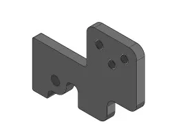 Charnière supérieure noire - Ref 41401449820V - MCZ