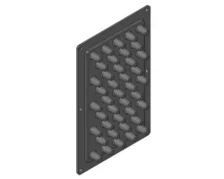 Echangeur noir en fonte - Ref 41301301700V - MCZ