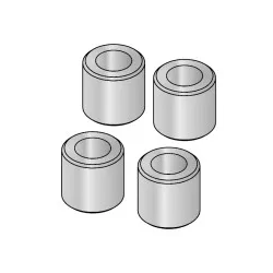 Entretoises échangeur (4 pcs) - Ref 41201403600 - MCZ