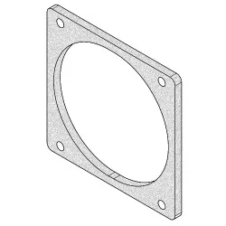 Joint raccord ventilateur - Ref 41801401300 - MCZ