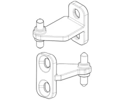 Charnière de porte - Ref 41202006990 - MCZ