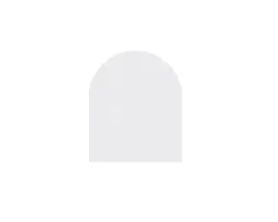 Plaque de sol 1/2 ronde l100xp120xp70cm verre pour Dixneuf - Réf 017.PSV4