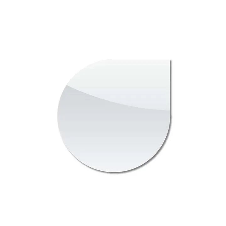 Plaque de sol goutte d'eau ø110 l55xp133cm verre pour Dixneuf - Réf 017.PSV2