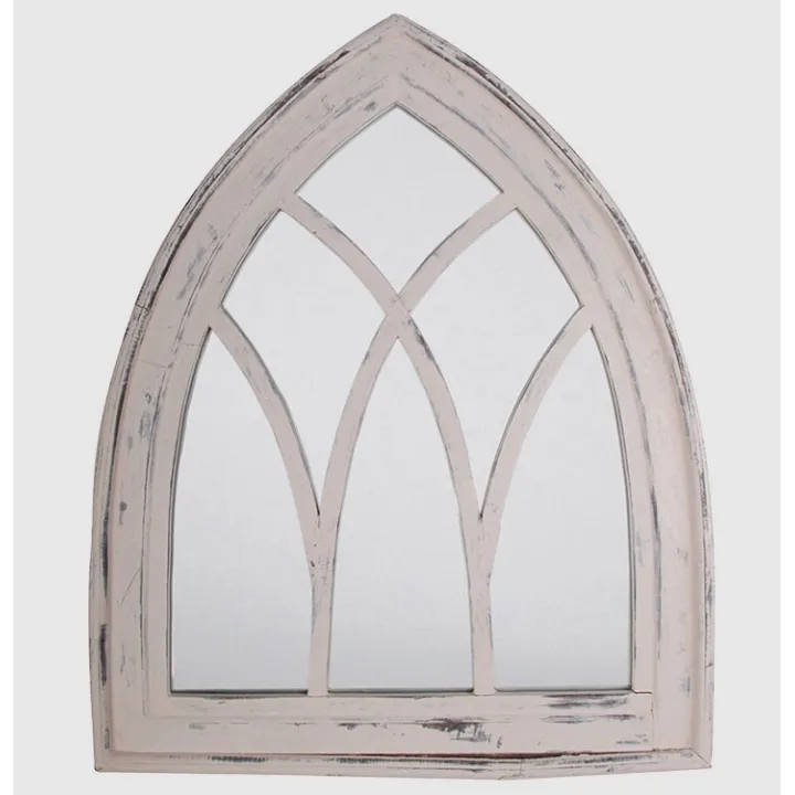 Miroir gothique blanc ou gris - Esschert Design