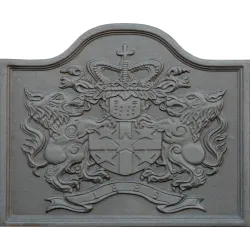 Plaque en fonte Lion 55 x 45 h x 2 cm
