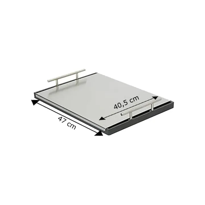 Couvercle en acier pour plancha 47 x 40,5 x 1 cm - Pièce standard  - Ersho Distribution