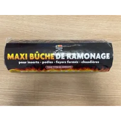 Maxi bûche De Ramonage pour inserts, poêles et foyers - Le chouan