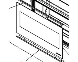 Pièce détachée Palazzetti Verre Frontal -ref 895747090 - Ersho