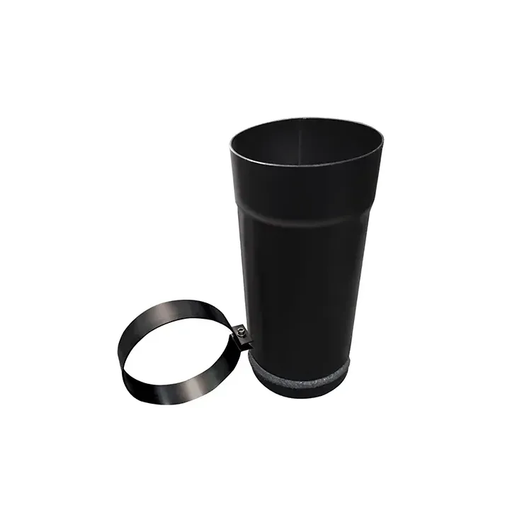 ÉLÉMENT DROIT AJUSTABLE 2mm ACIER NOIR MAT - Tubest distribué par Ersho