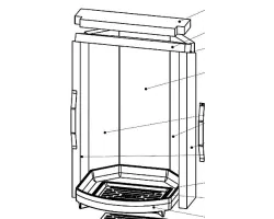 Pièce détachée Drooff Kit complet de revêtement de la chambre de combustion Lovero 2  - Ersho