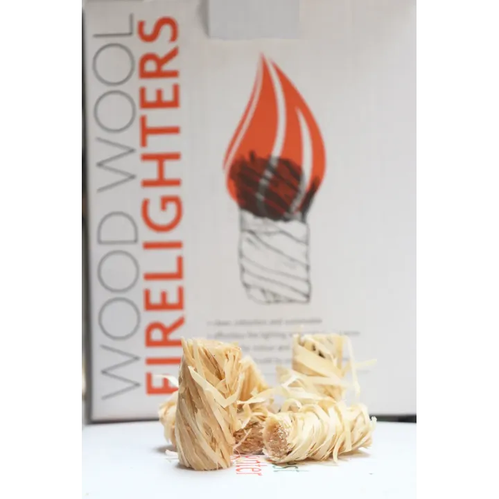 Allumes feu en laine de bois 100% naturel - FOREST LIGHTER - Ersho Distribution