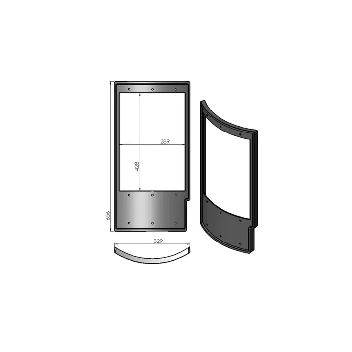 Pièce détachée Termatech Cadre en fonte réf 09-822 - Ersho