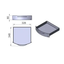 Cendrier réf 09-320 - Termatech
