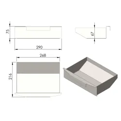 Cendrier réf 09-430 - Termatech