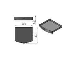 Pièce détachée Termatech Cendrier réf 09-506 - Ersho
