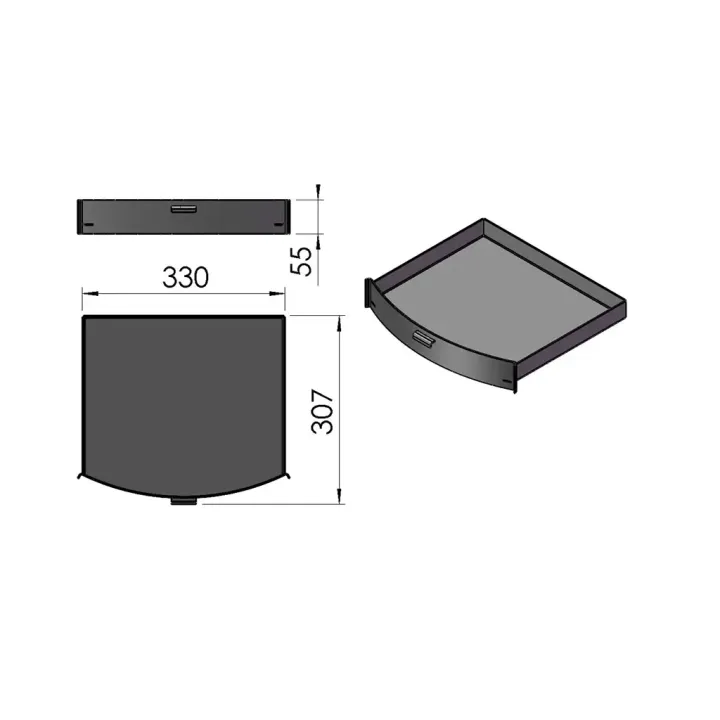 Pièce détachée Termatech Cendrier réf 09-506 - Ersho