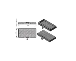 Pièce détachée Termatech Cendrier réf 09-550 - Ersho
