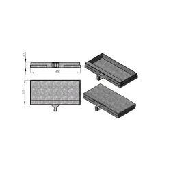 Cendrier réf 09-550 - Termatech