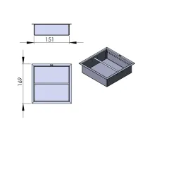 Cendrier réf 09-650 - Termatech