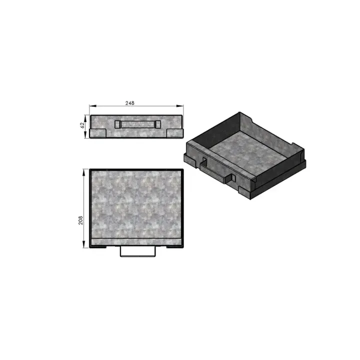 Pièce détachée Termatech Cendrier réf 09-740 - Ersho