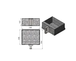 Pièce détachée Termatech Cendrier réf 09-834 - Ersho