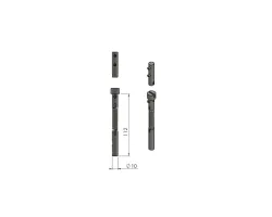 Pièce détachée Termatech Charnière avec ressort réf 09-832 - Ersho
