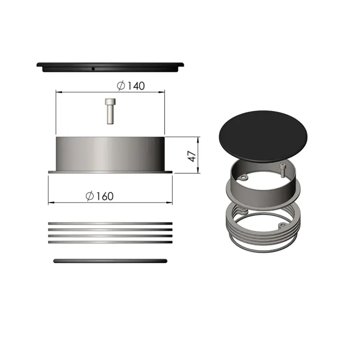 Pièce détachée Termatech Chauffe-plat réf 09-656 - Ersho