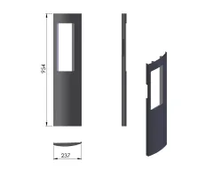 Pièce détachée Termatech Côté en acier D  réf 09-436 - Ersho