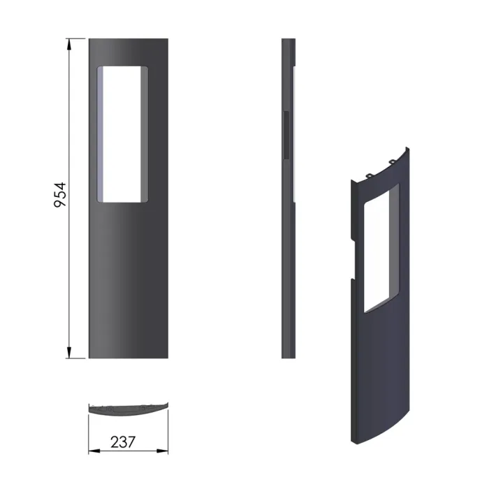 Pièce détachée Termatech Côté en acier D  réf 09-436 - Ersho