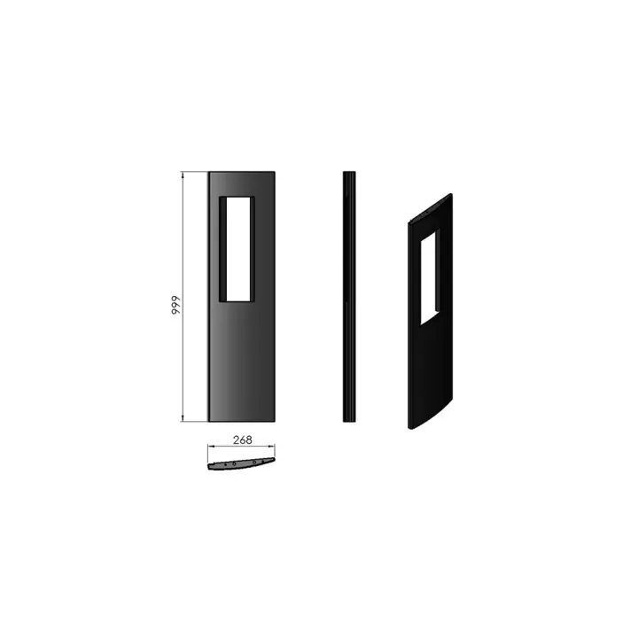 Pièce détachée Termatech Côté en acier D  réf 09-746 - Ersho