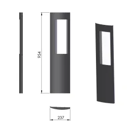 Côté en acier G réf 09-438 - Termatech
