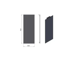 Pièce détachée Termatech Côté en acier G/D réf 09-678 - Ersho