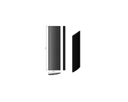 Pièce détachée Termatech Côté en acier G/D réf 09-742 - Ersho