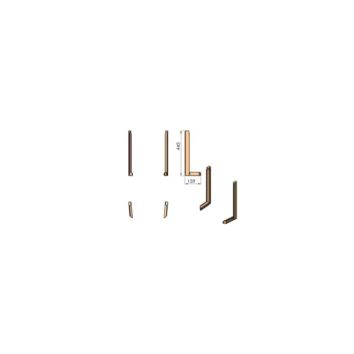Pièce détachée Termatech Côtés vermiculite V2  réf 09-719 - Ersho