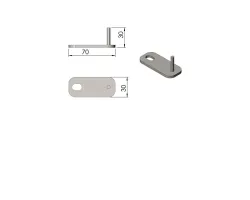 Pièce détachée Termatech Fixations 2 pcs réf 08-413 - Ersho