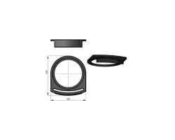 Pièce détachée Termatech Grille  réf 09-726 - Ersho
