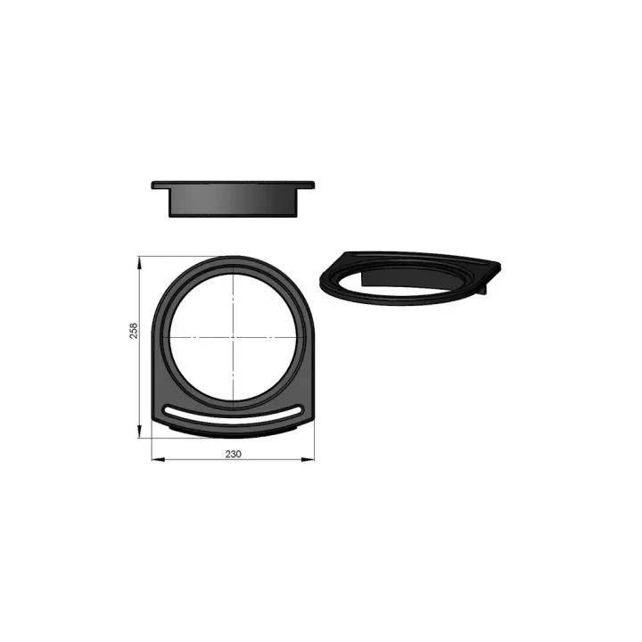 Pièce détachée Termatech Grille  réf 09-727 - Ersho