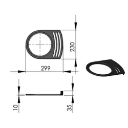Grille acier réf 09-872 - Termatech