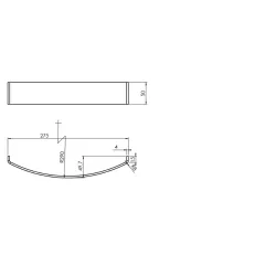 Guide balayage-vitre réf 09-166 - Termatech