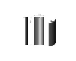 Pièce détachée Termatech Panneau acier D réf 09-580 - Ersho